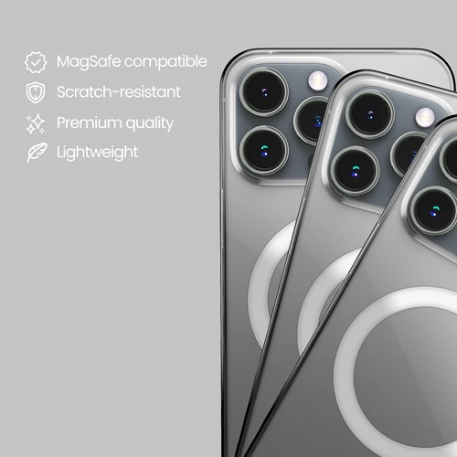 ✔️COVER MAGSAFE Magnetica iPhone 11 12 13 14 15 PLUS PRO MAX Trasparente✅ - 第 3/9 張圖片