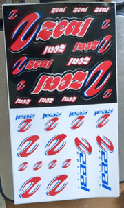 Zeal Optics Vintage Sticker Sheet, Mountain Bikes Snowboarding Sunglasses 1990s