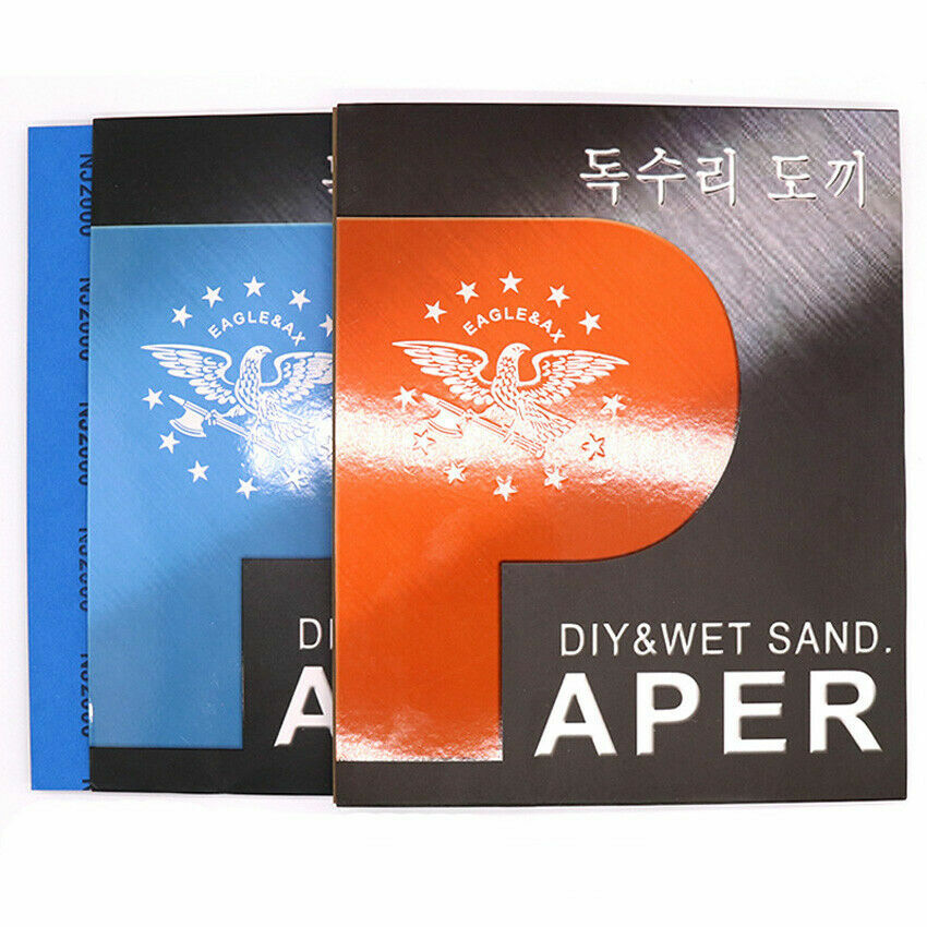 80 Grit Sandpaper – 100 Pack, 9x11 In, Wet Or Dry Use - Foto 3