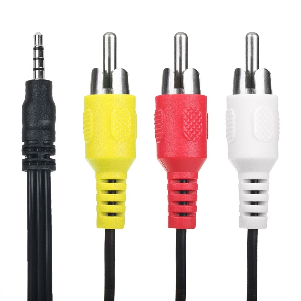 RCA AV A/V TV Video Cable Cord Lead for Canon VIXIA HF G40, HFG40 Camcorder Cam