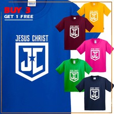 Jesus Christ Christian Religious Kid's Short Sleeve T Shirt New USA Graphic Tee