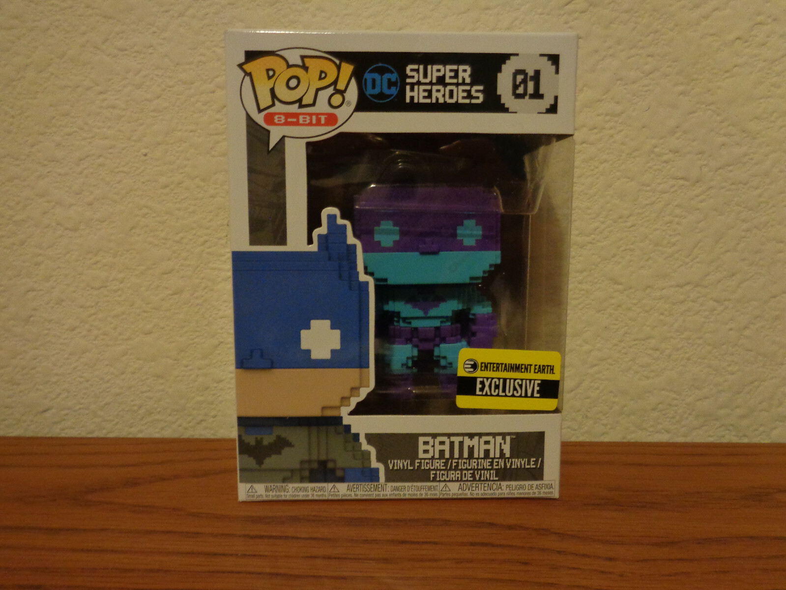 En Oferta Vinilo Funko Pop Exclusivo Funko Pop Dc Super Heroes Batman #01 Púrpura 8 Bits