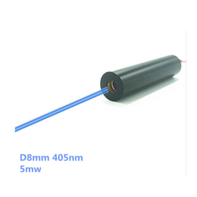 8mm 405nm 10mw Punkt Lasermodul blau violetter Laser UV-Lichthärtungslaser