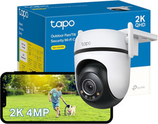 Tp-Link Tapo 2K QHD Outdoor Pan/Tilt Wi-Fi Security Camera, 360 View, Motion Tr