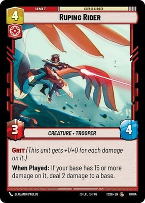 x3 Ruping Rider C Star Wars Twin Suns M/NM