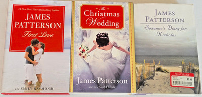 JAMES PATTERSON - LOT OF3 HC - CHRISTMAS WEDDING, FIRST LOVE, & SUZANNE'S DIARY