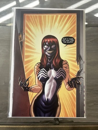 VENOM 1 MARY JANE QUINONES BUBBLE VIRGIN VARIANT AMAZING SPIDERMAN 678 HOMAGE NM