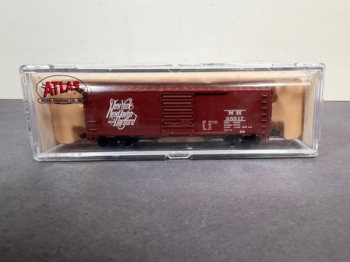 Tren escala N Atlas 34251 vagón de carga NUEVA YORK NEW HAVEN NH 35517 | Condition: New