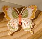 iron on patch/applique butterfly 2+ 3/4 x 2 +3/8-inch FREE SHIPPING