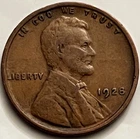 1928 Lincoln Wheat Cent Philadelphia Mint Late Roaring Twenties Penny BN1042