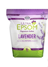 Ultra Epsom Lavender Bath Salts 18 Pound Bag Factory Sealed