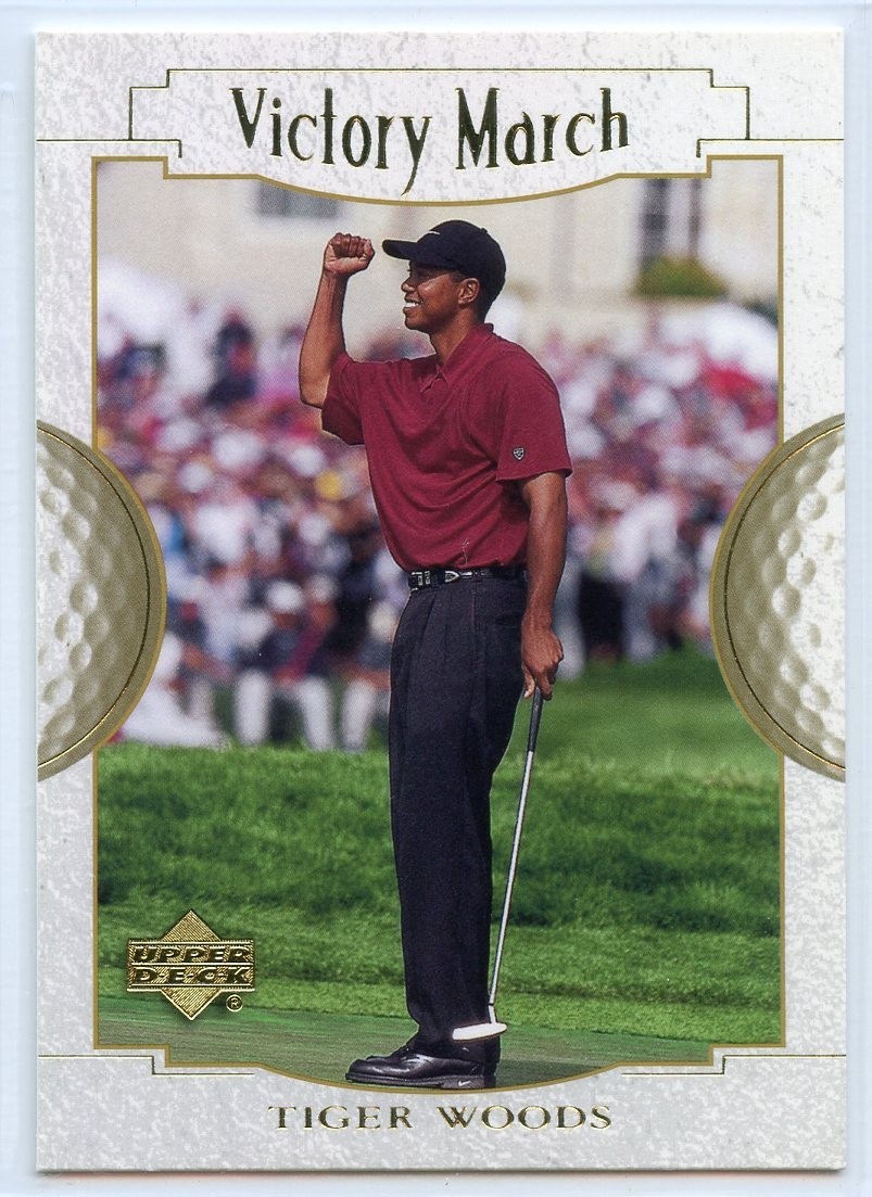 2001 Upper Deck Golf Victory March Rookie Card - #151 - Tiger Woods