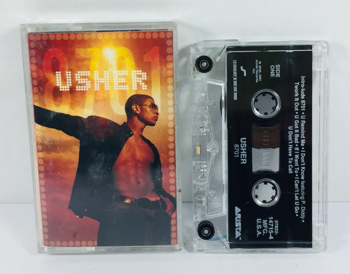 USHER 8701 2001 CASSETTE TAPE FULL ALBUM RB SOUL HIP HOP RARE TAPE
