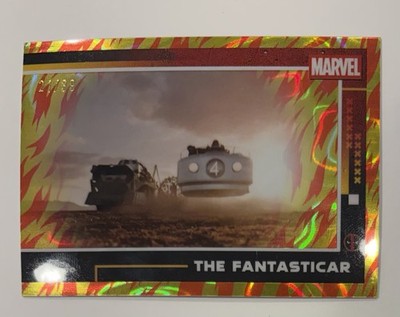 2025 Topps Chrome Deadpool Fantasticar Red & Orange Lava /39