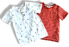 TOMMY BAHAMA KIDS BOY 2 Pack Short Sleeve Tee T-Shirts Size 5 fits More Like 4 