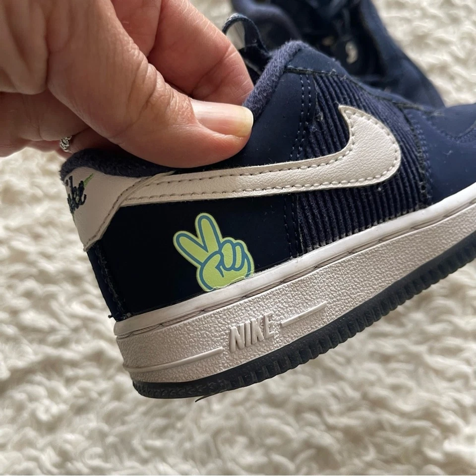 Tenis Nike Force 1 Toggle SE TD 'Paz' para niños pequeños talla 9C Foto 3 de 4