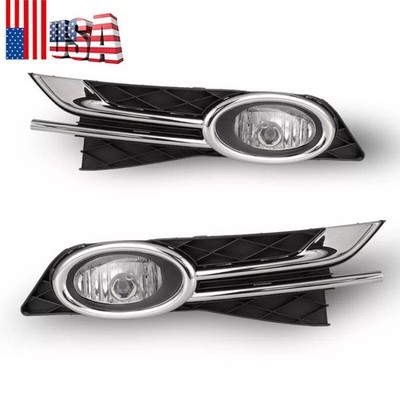 For Honda Odyssey 2014-2017 Clear Lens Pair Fog Lights Lamps w/Wiring+Switch