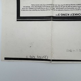 Donkey Kong 3 NES Cheat Sheet