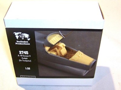 VERLINDEN 1:32 A-7D CORSAIR II COCKPIT SUPER DETAIL SET FOR TRUMPETER KIT 2745