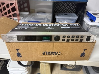 Behringer Feedback Destroyer Pro DSP1124P 2-Ch 1U Rack Feedback EQ XLR
