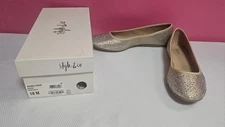 Style & Co. Women's Gold Angelyn Flats - Size 10M - Style # ANGELYGLD - NIB