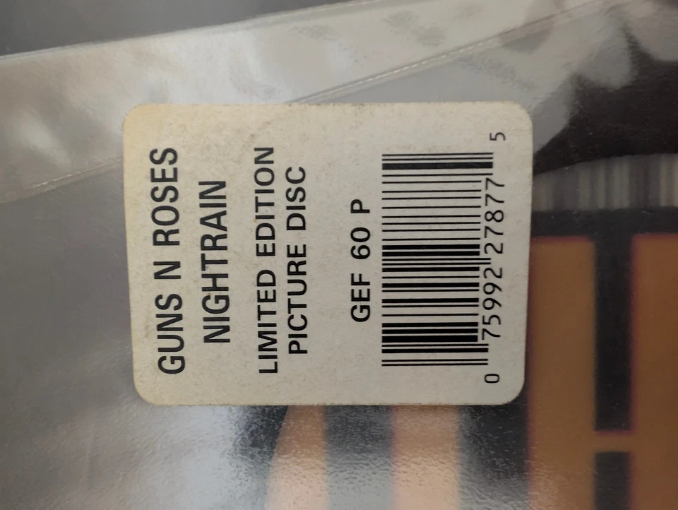 Guns`n Roses-Night Train Pic.Shape,Erstpressung,sehr guter Zustand 1989 - Bild 4 von 4
