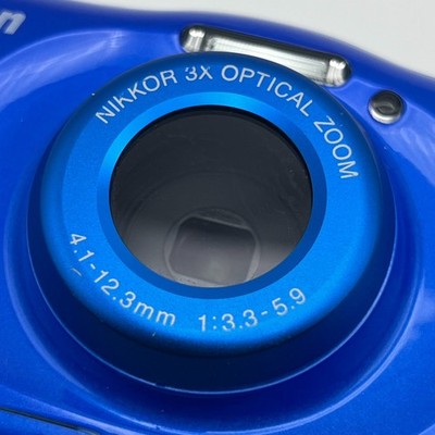 Nikon COOLPIX S33 Digital Camera - Blue | eBay