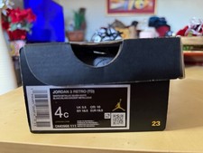 ordan Kids White and Light Gray Sneakers Size...
