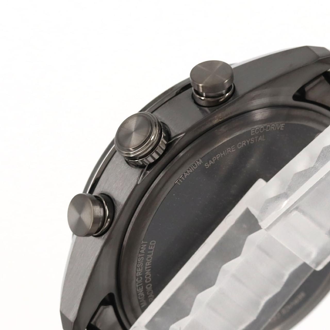 Citizen ATESSA H800-00D9D01/AT8294-59E TI Solar Quartz Radio Controlled Watch image 4