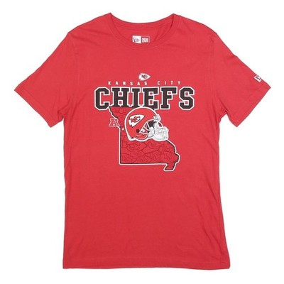 NEW ERA Herren T-Shirt rot Kansas City Chiefs M Kurzarm Rundhals NFL