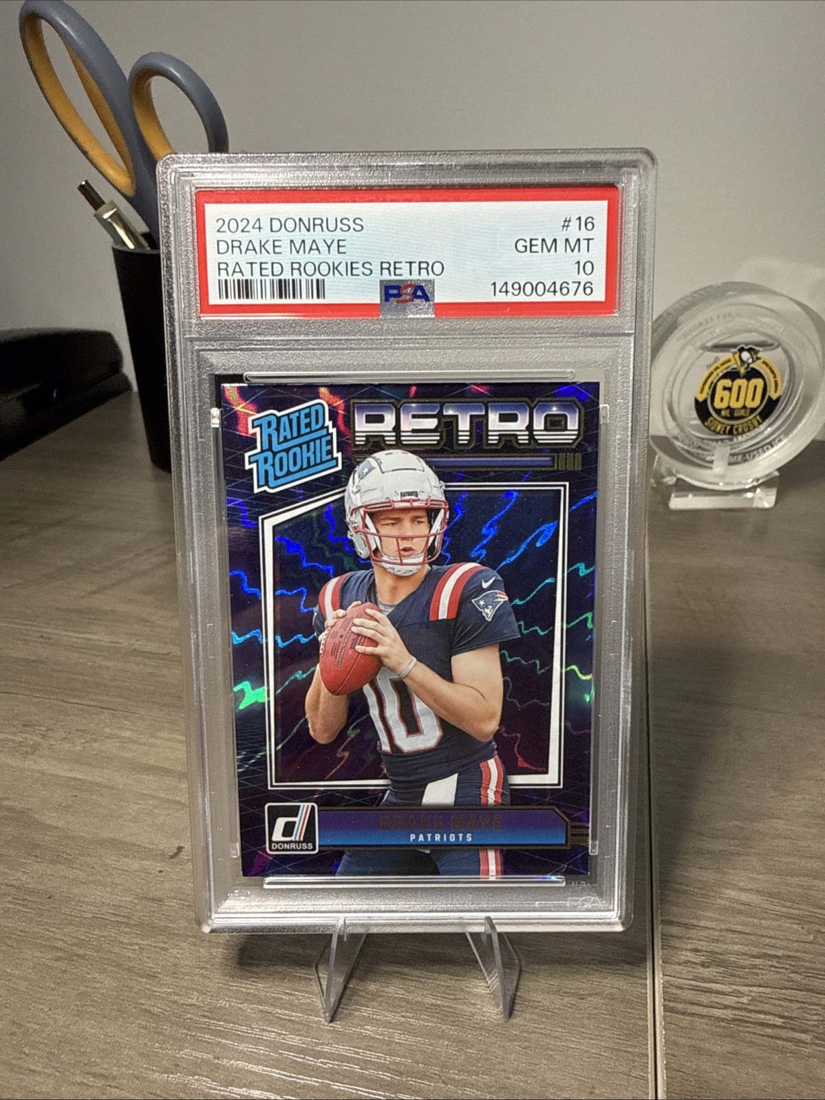Drake Maye Panini Donruss Rated Rookies Retro #16 Base
