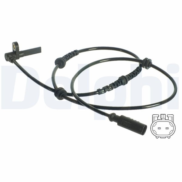 ABS Sensor Raddrehzahl Delphi SS20129 FüR Peugeot Fiat Ducato Boxer Jumper Bus 3-image