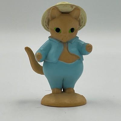 FW & Co. 2'' Cat w/Hat Figure Green Eyes