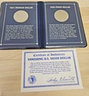 THE VANISHING UNITED STATES SILVER DOLLARS 1921 MORGAN & 1935 PEACE DOLLARS