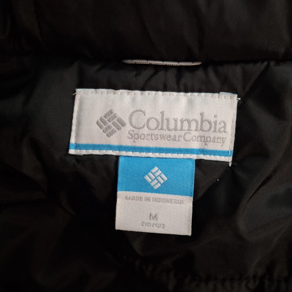 Columbia Lightning Lift II 连帽夹克青少年中号 10/12 绝缘几何图案 — 第 4/4 张图片