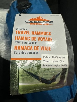 CASCADE MOUNTAIN TECH 2-PERSON TRAVEL HAMMOCK #HAM-2P-23-C