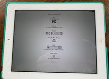 Apple iPad 4th Generation 16GB Model A1458 Silver/White