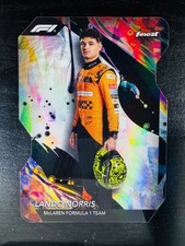 2024 Lando Norris Uncommon Die-Cut 53/75 Topps Finest #107 F1 Formula 1