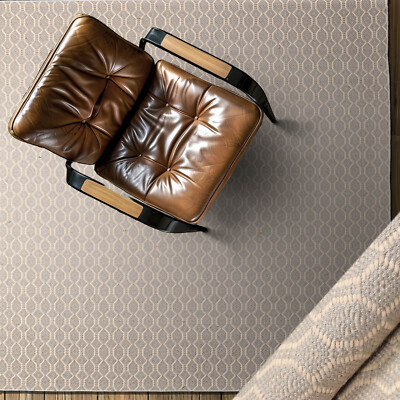 LoomBloom Multi Sizes Gray Hand Woven Flatweave Geometric New Zealand Wool Rug