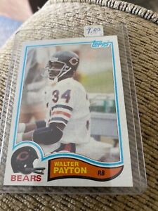 Walter Payton 1982 topps card 302 Chicago Bears