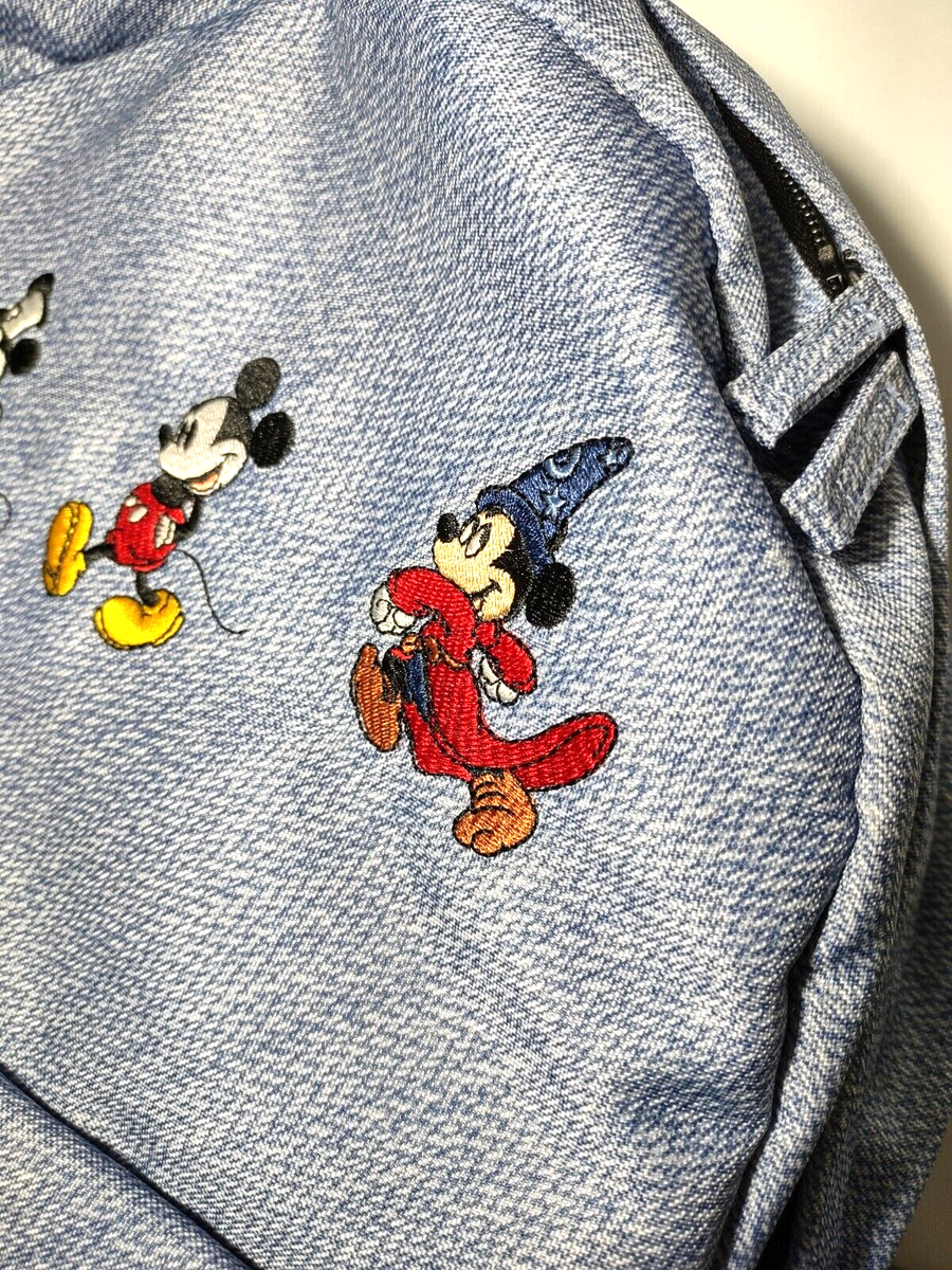 NWOT Disney Mickey Mouse Through the Years Backpack Denim Blue Full Size Mickey Mouse Through the Ages Backpack | Disney Store main image 3