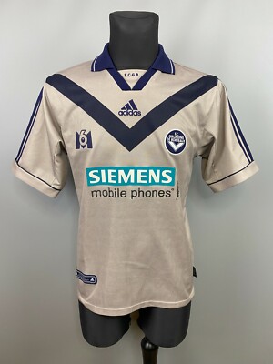 BORDEAUX 2000 2001 GRENET THIRD SHIRT FOOTBALL SOCCER ADIDAS MENS
