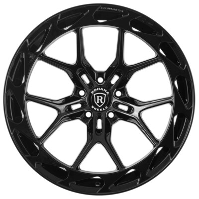 20” ROHANA RFX19 GLOSS BLACK WHEELS FOR TESLA MODEL S BASE PLAID