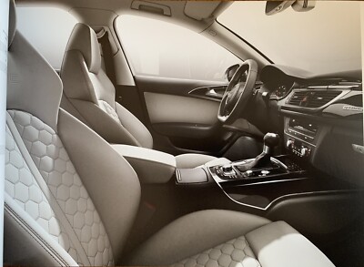 MEGA 2014 Audi RS 6 Avant Prestige Sales Brochure Like 2015 A6 Catalog Quattro