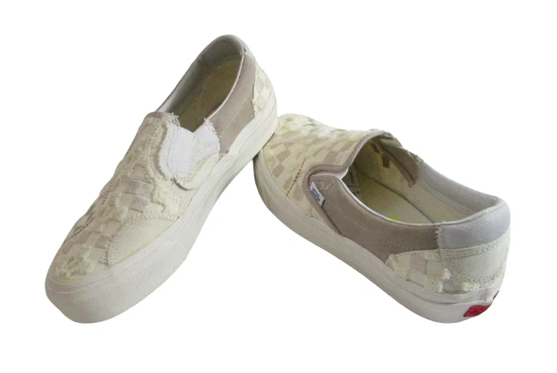 Vans slip top on checkerboard 3d