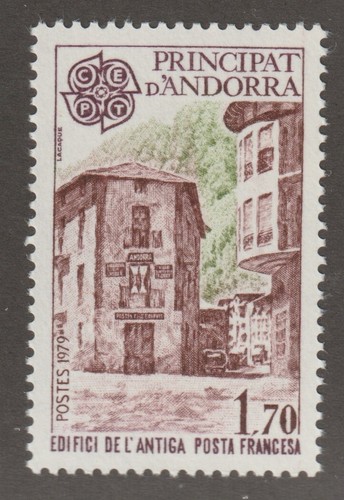 Andorra 1979 #269-70 Europa Issue; Mailman and First Post Office - MNH - Picture 3 of 3