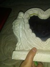 6 Inch Heart-shaped Mirror With Two Doves Beside It On A Resin Stand — photo 10