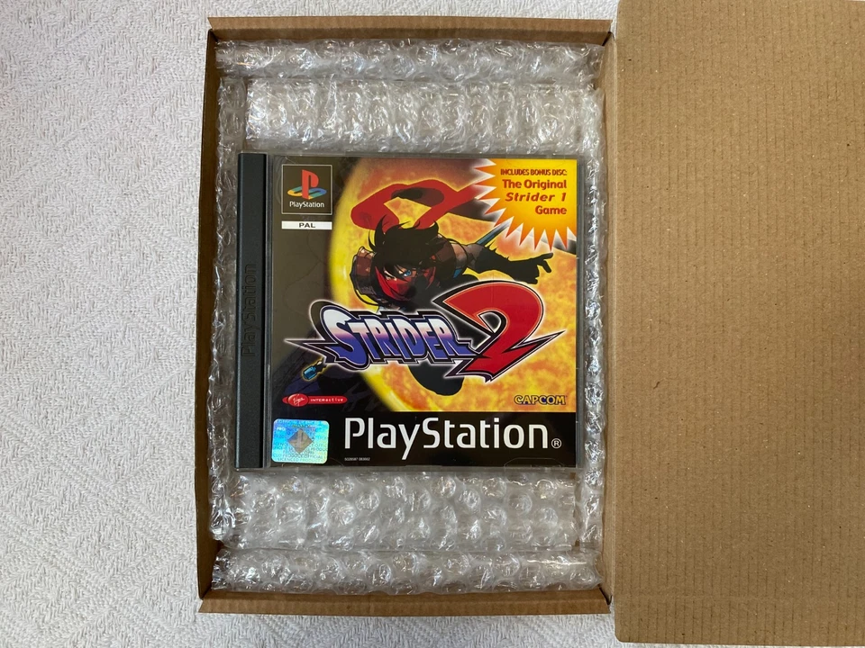 Strider 2 PS1 - UK PAL VGC CIB with Reg - High Quality Packing - Tracked - Image 2 of 4