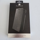 Platinum iPhone 6+ 6s Plus czarny pokrowiec z klapką zdejmowane etui na telefon z portfelem kart