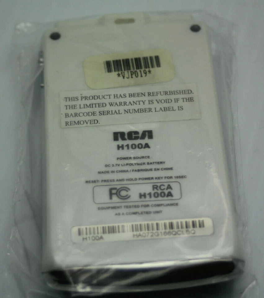 RCA H100A 4GB USB Portable MP3 Digital Music Player Black Used - Image 3 of 4